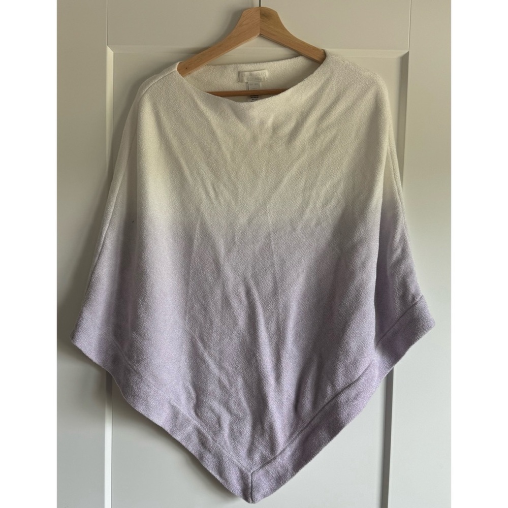 Barefoot Dreams CozyChic Ultra Lite Ocean Breeze Poncho One Size